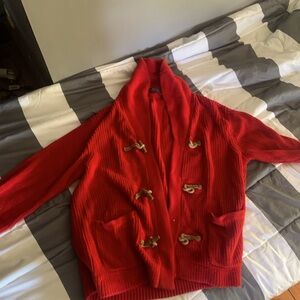 Polo Sweater Cardigan